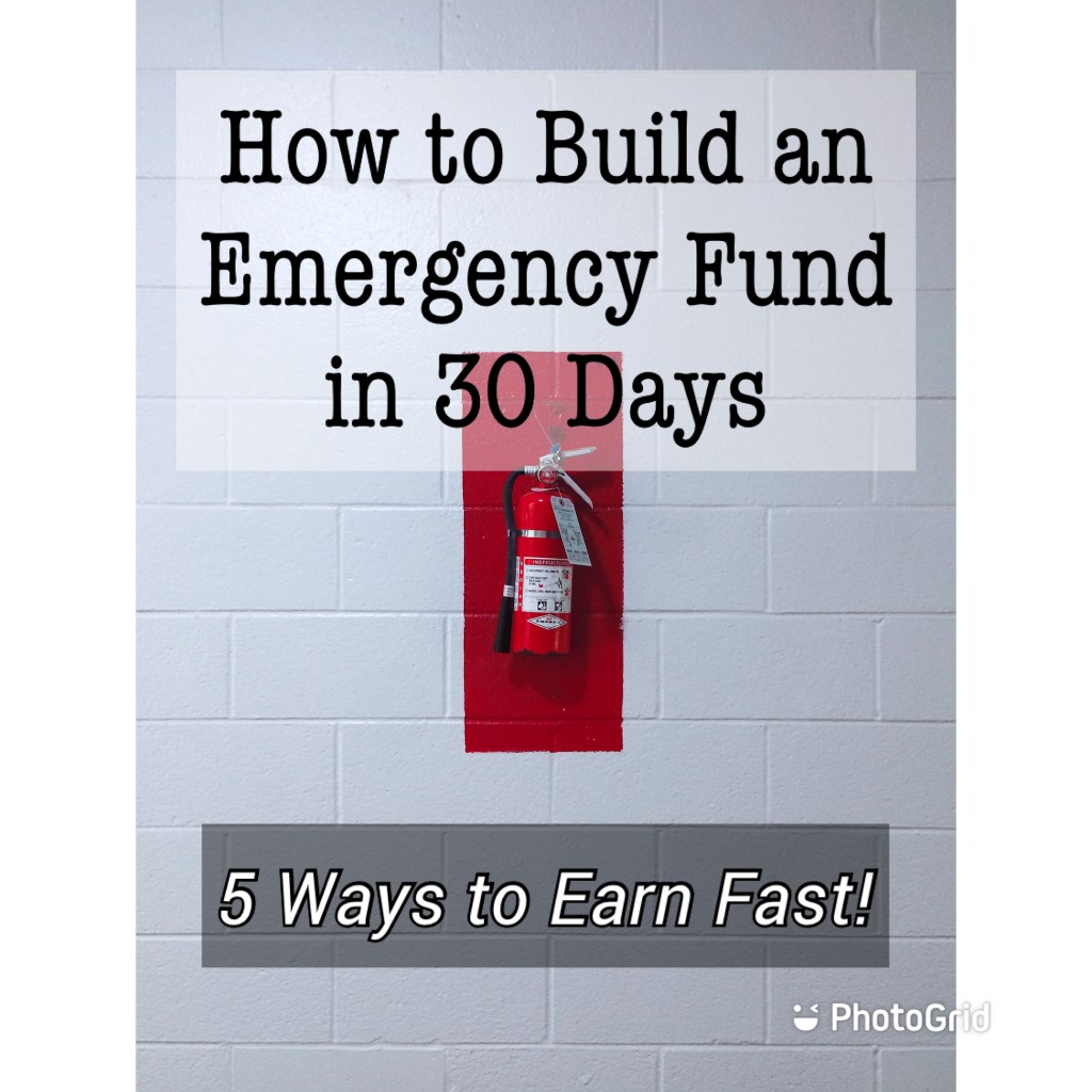 How to Build an Emergency Fund in 30&nbsp;Days